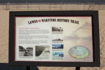 Menhaden Fisheries Marker. Click for full size. Menhaden Fisheries Marker image. Click for full size.