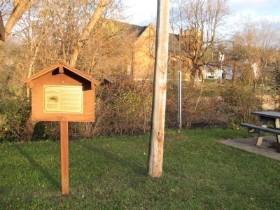 Site of the Mason Shoe Factory. Click for full size. Site of the Mason Shoe Factory image. Click for full size.