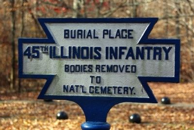 45th Illinois Infantry Marker image. Click for full size.