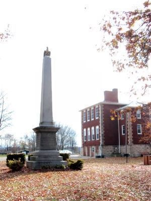 Huntington Civil War Memorial image. Click for full size.