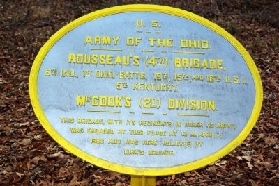 Rousseau's Brigade Marker image. Click for full size.