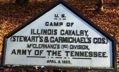 Illinois Cavalry Camp Marker image. Click for full size.