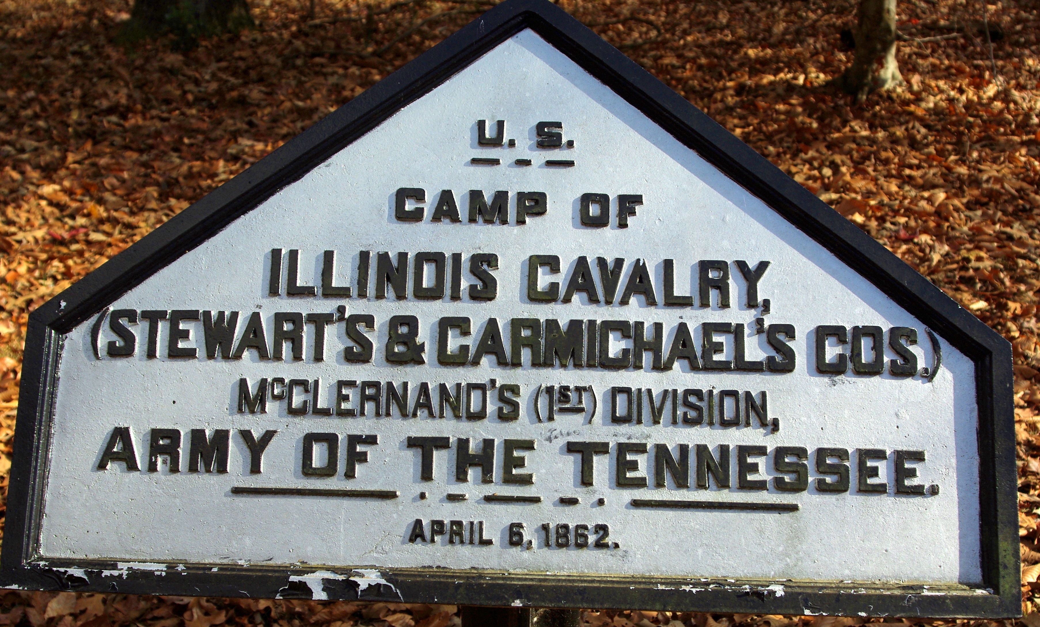 Illinois Cavalry Camp Marker