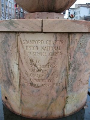 Christopher Columbus Statue Pedestal. Click for full size. Christopher Columbus Statue Pedestal image. Click for full size.