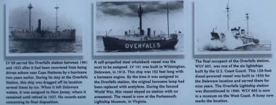Overfalls Lightship Marker, lower left pictures image. Click for full size.