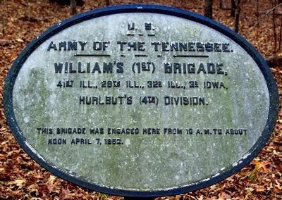 Williams' Brigade Marker image. Click for full size.