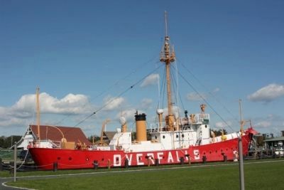 Overfalls Lightship image. Click for full size.