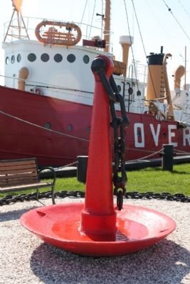 Overfalls Lightship anchor display image. Click for full size.