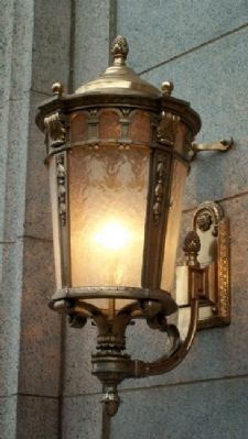 Sconce on First National Bank Building. Click for full size. Sconce on First National Bank Building image. Click for full size.