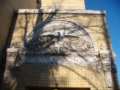 Lincoln School Ornament. Click for full size. Lincoln School Ornament image. Click for full size.