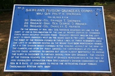 Sheridan's Division Marker image. Click for full size.