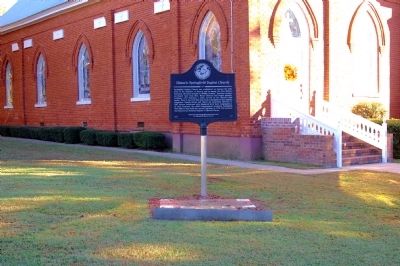 Historic Springfield Baptist Church Marker image. Click for full size.