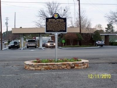 Historic Oneonta L & N Railroad Depot Marker image. Click for full size.