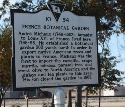 French Botanical Garden Marker image. Click for full size.