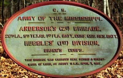 Anderson's Brigade Marker image. Click for full size.