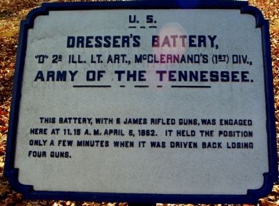 Dresser's Battery Marker. Click for full size. Dresser's Battery Marker image. Click for full size.