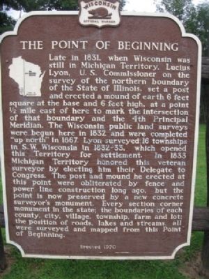Point Of Beginning Marker image. Click for full size.