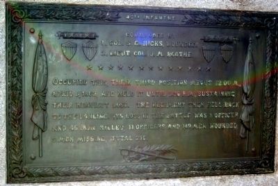 40th Illinois Infantry Marker. Click for full size. 40th Illinois Infantry Marker image. Click for full size.