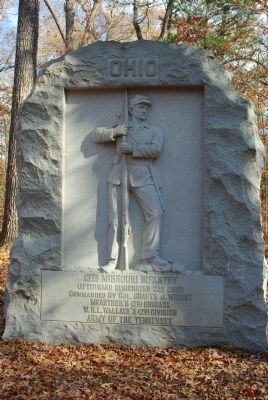 13th Missouri Infantry Marker. Click for full size. 13th Missouri Infantry Marker image. Click for full size.