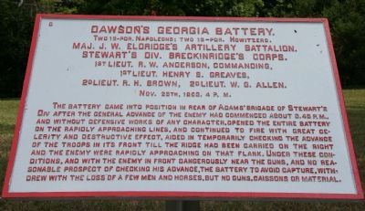 Dawson's Georgia Battery. Marker image. Click for full size.