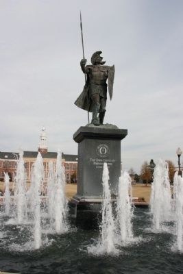 The Trojan Fountain - Troy University image. Click for full size.