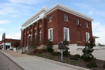 The Historic Troy Post Office and Marker. Click for full size. The Historic Troy Post Office and Marker image. Click for full size.