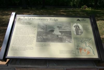 Battle of Missionary Ridge Marker. Click for full size. Battle of Missionary Ridge Marker image. Click for full size.