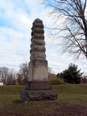 Nearby settlement memorial.. Click for full size. Nearby settlement memorial. image. Click for full size.