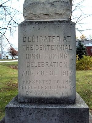 Nearby settlement memorial.. Click for full size. Nearby settlement memorial. image. Click for full size.