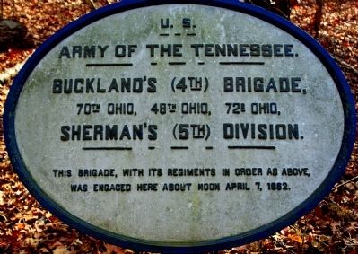 Buckland's Brigade Marker image. Click for full size.