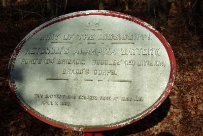 Ketchum's Alabama Battery Marker image. Click for full size.