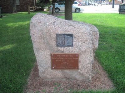 Brown County Court House Marker. Click for full size. Brown County Court House Marker image. Click for full size.