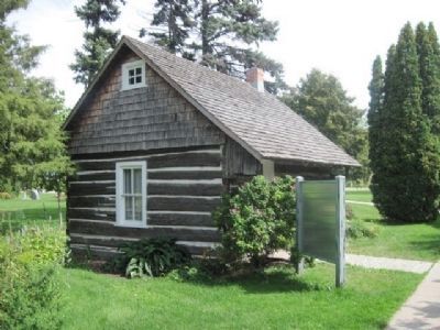 Evancheck Cabin and Marker image. Click for full size.