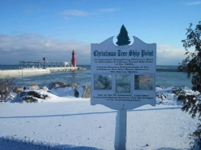 Christmas Tree Ship Point Marker. Click for full size. Christmas Tree Ship Point Marker image. Click for full size.