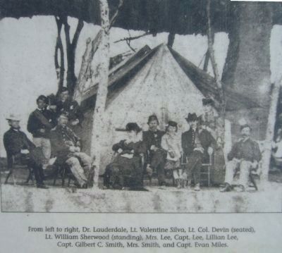 Camp Lowell 1866-1873 Photo Displayed on Marker image. Click for full size.