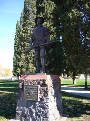 Spanish War Veterans Monument. Click for full size. Spanish War Veterans Monument image. Click for full size.