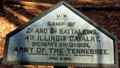 2nd and 3rd Battalions, 4th Illinois Cavalry Marker image. Click for full size.