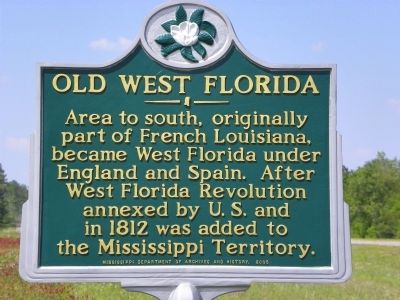 Old West Florida Marker image. Click for full size.