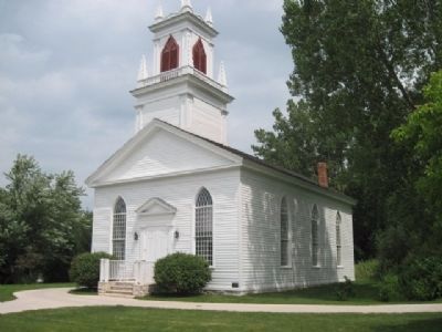Moravian Church. Built 1851 - 1852. Click for full size. Moravian Church. Built 1851 - 1852 image. Click for full size.