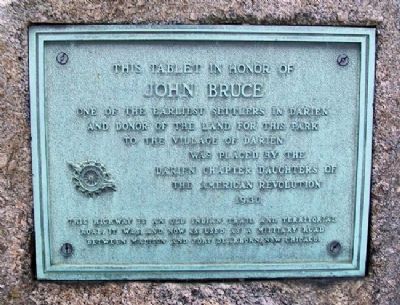 John Bruce Marker. Click for full size. John Bruce Marker image. Click for full size.