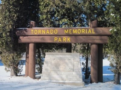 Tornado Memorial Park image. Click for full size.