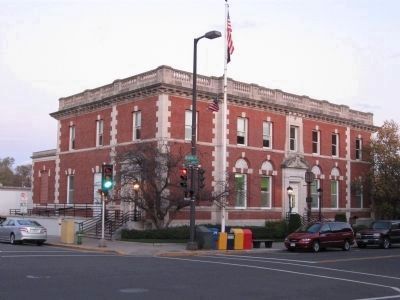 The Federal Post Office Building & Marker. Click for full size. The Federal Post Office Building & Marker image. Click for full size.