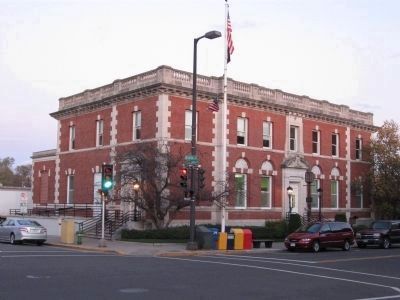 The Federal Post Office Building & Marker image. Click for full size.