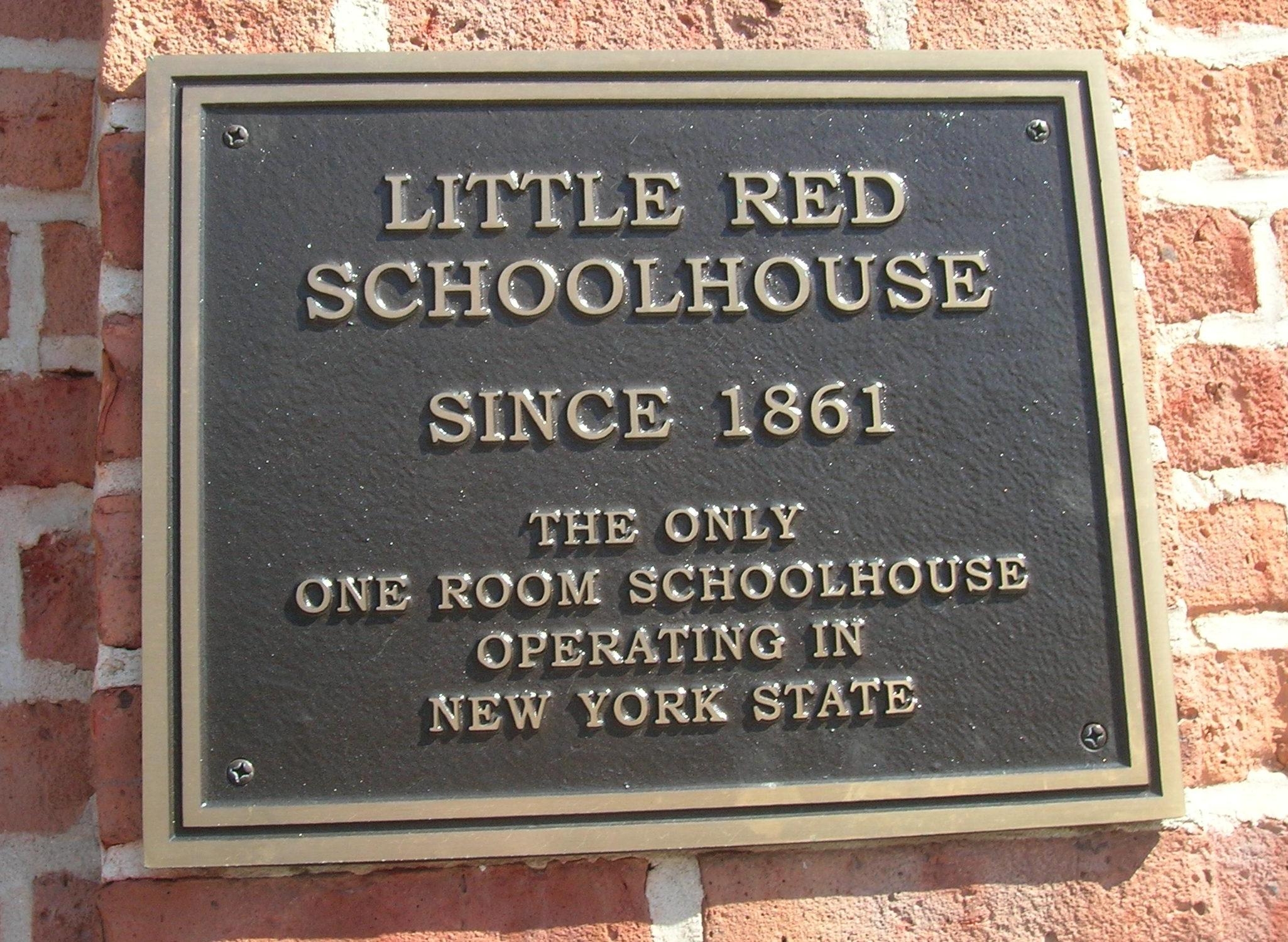 Little Red Schoolhouse Marker