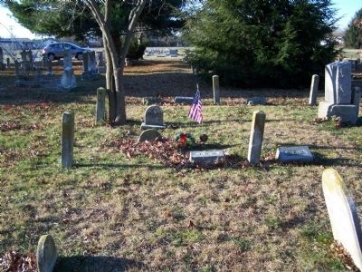 Larger view of Sgt. John B. Maberry gravesite. image. Click for full size.