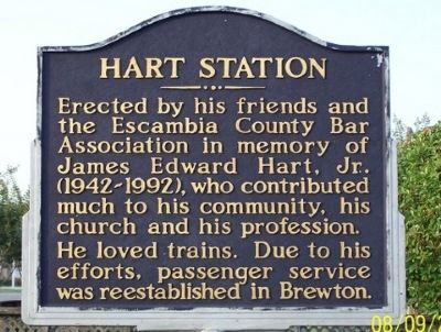 Hart Station Marker image. Click for full size.
