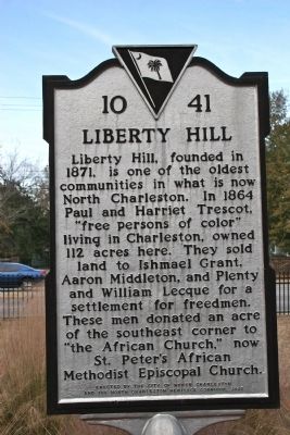 Liberty Hill Marker image. Click for full size.