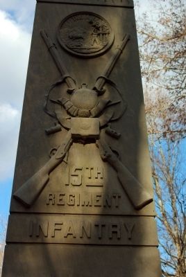 15th Indiana Infantry Marker. Click for full size. 15th Indiana Infantry Marker image. Click for full size.