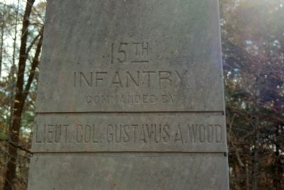 15th Indiana Infantry Marker. Click for full size. 15th Indiana Infantry Marker image. Click for full size.