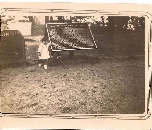 Occupation of the Summit of Lookout Marker. Click for full size. Occupation of the Summit of Lookout Marker image. Click for full size.